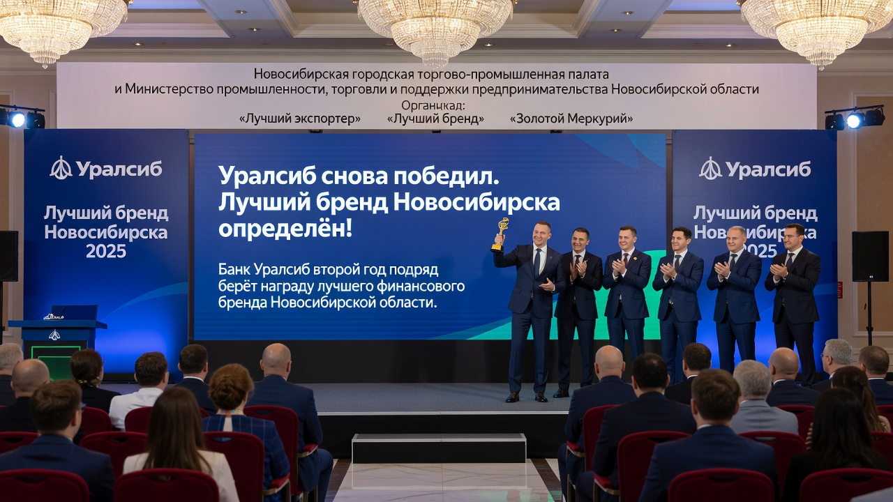 Уралсиб снова победил. Лучший бренд Новосибирска определён!